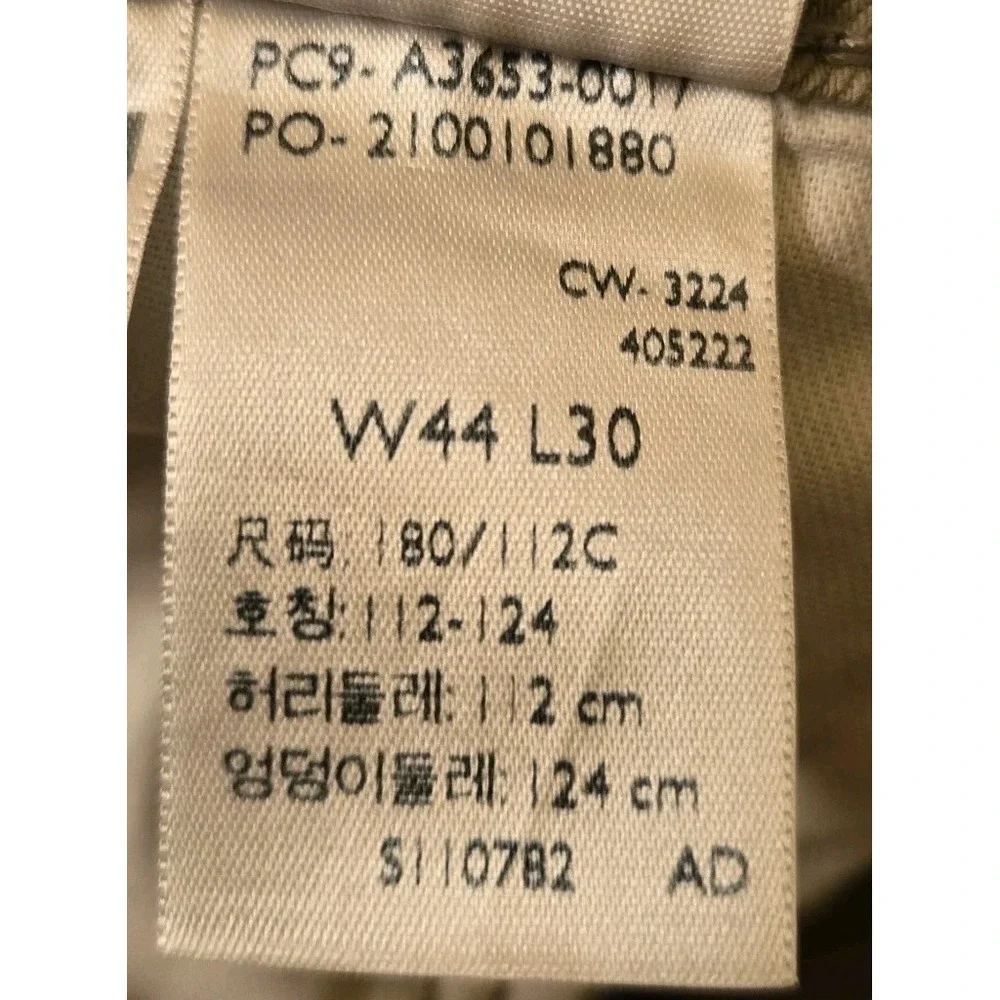 Levi's 511 Slim Fit Jeans Mens 44x30 (Fits 44x28)  Light Tan Beige Stretch Denim